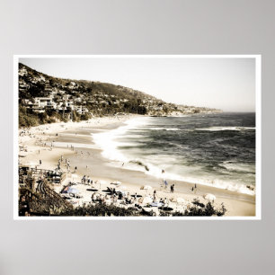 Laguna-Strand Vintag Poster