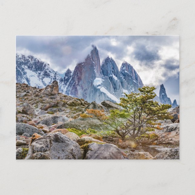 Laguna Torre El Chalten Argentinien Postkarte (Vorderseite)
