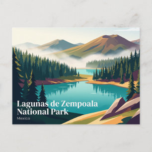 Lagunas de Zempoala Nationalpark Mexiko Postkarte