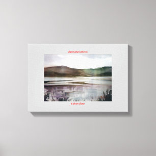 Lagunas/Lagoas/Lagoons Leinwanddruck