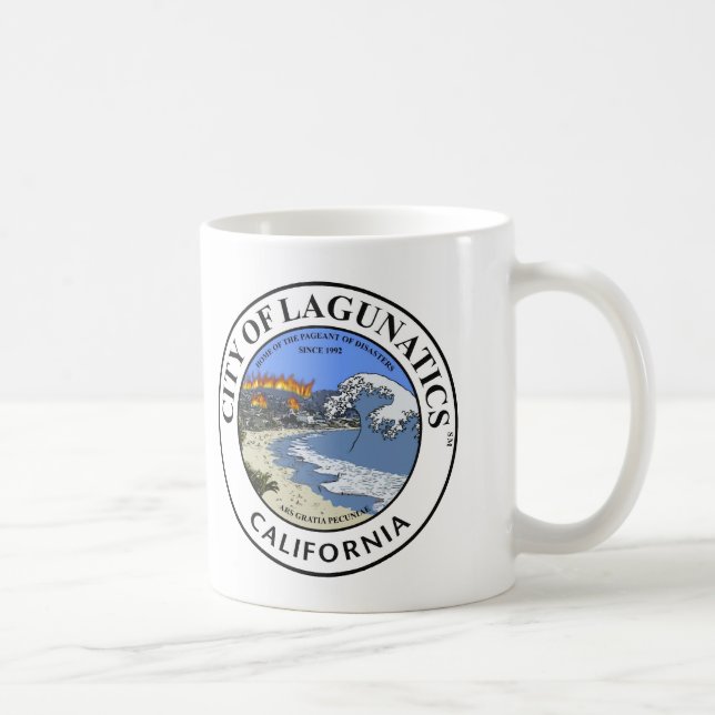 Lagunatics albernes Siegel Kaffeetasse (Rechts)