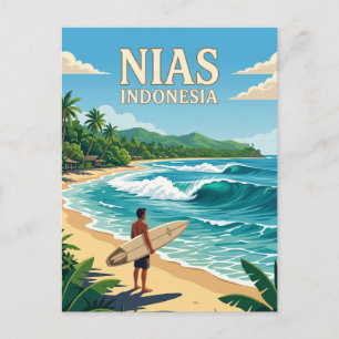 Lagundri-Bucht Indonesien Postkarte