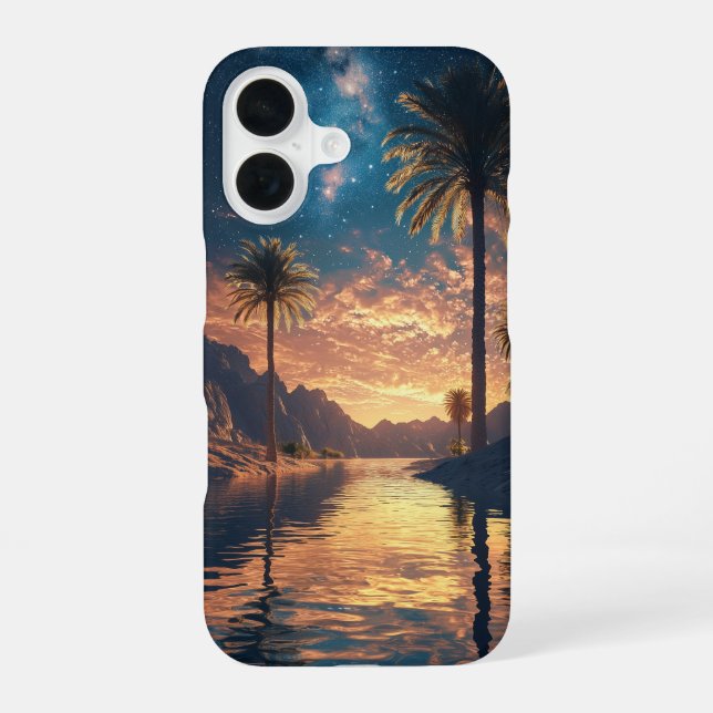 Lagune der Träume iPhone 16 Hülle (Rückseite)