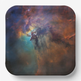 Lagunennebel (Astronomie-Raumbild) (Universum) Pappteller