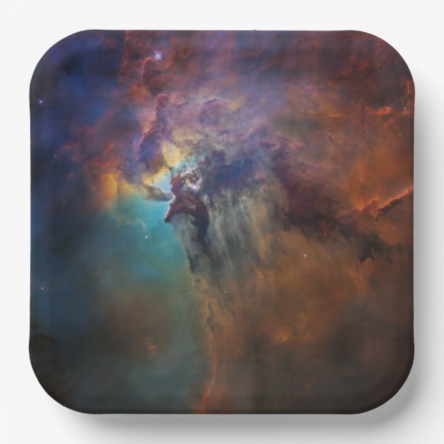 Lagunennebel (Astronomie-Raumbild) (Universum) Pappteller (Vorderseite)