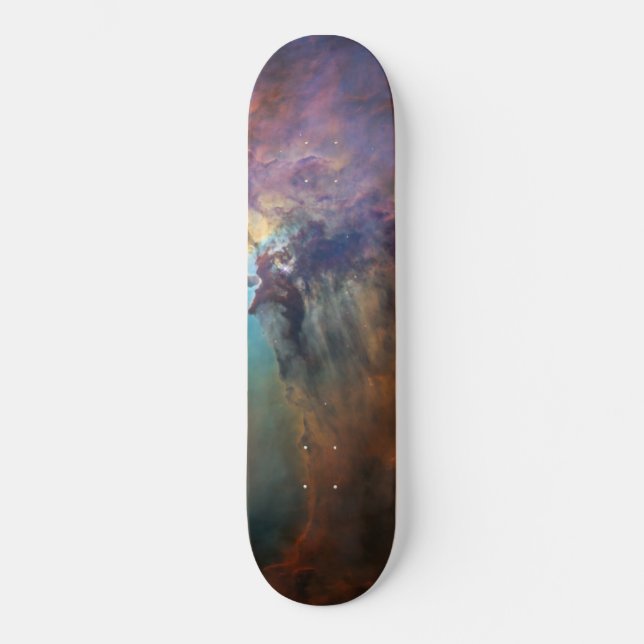 Lagunennebel (Astronomie-Raumbild) (Universum) Skateboard (Vorderseite)