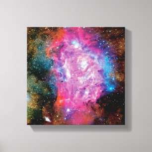 Lagunennebel Interstellare Wolken Foto Leinwanddruck