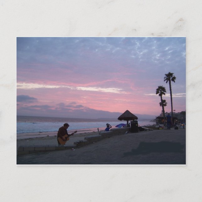 Lagunenstrand Postkarte (Vorderseite)