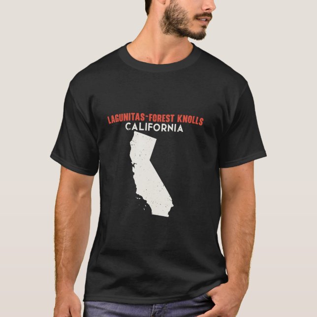 Lagunitas Forest Knolls California USA Staat Ameri T-Shirt (Vorderseite)