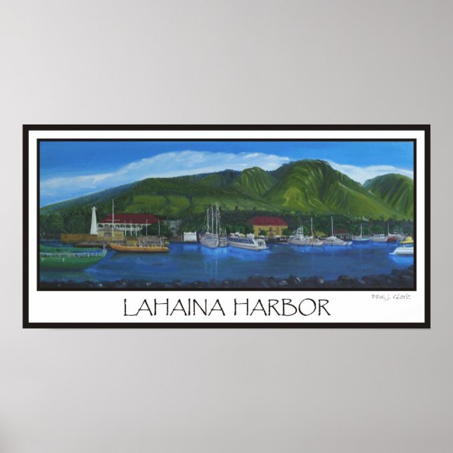Lahaina Harbor Poster (Vorne)