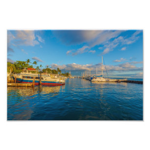 Lahaina Harbour Foto Print