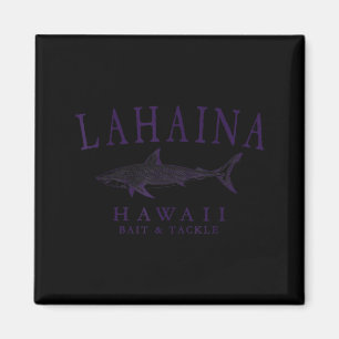 Lahaina Hawaii Hai vintage Pflaume Kunst Angeln  Magnet