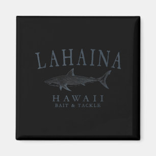 Lahaina Hawaii Hai vintage Schiefer Kunst Angeln Magnet