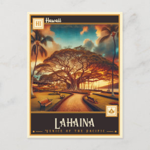 Lahaina, Hawaii   VINTAG Postkarte