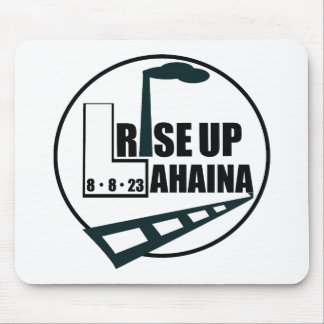 Lahaina Iconische Sehenswürdigkeiten aufziehen Mousepad