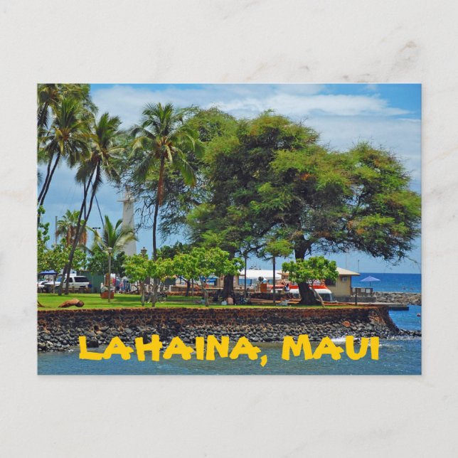 LAHAINA, MAUI POSTKARTE (Vorderseite)