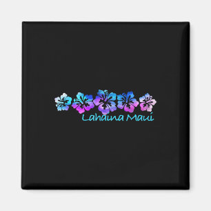 Lahaina Maui Tropical Blume T-Shirt Urlaub Strand Magnet