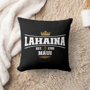 Lahaina Maui Vintag Boat Anchor Flag 1795 Geschenk Kissen