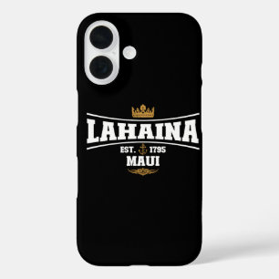 Lahaina Maui Vintage-Schiffsanker-Flagge 1795 Gesc iPhone 16 Hülle