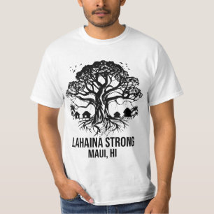 Lahaina Strong Maui Hawaii Old Banyan Tree T-Shirt