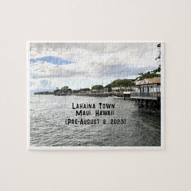Lahaina Town, Maui, Hawaii (Pre-August 8, 2023) Puzzle (Horizontal)