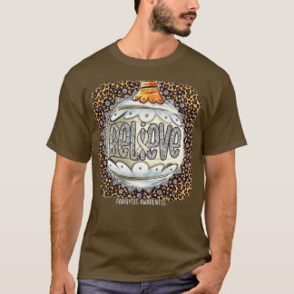 Lähmungen Bewusstsein Glaube Ornament Leopard Chri T-Shirt