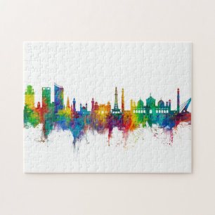 Lahore Pakistan Skyline Puzzle