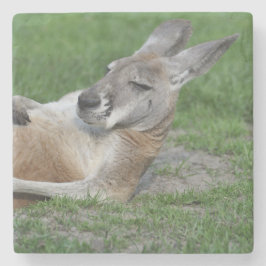 Laid-back Kangaroo Steinuntersetzer