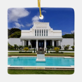 Laie Hawaii Temple Keramikornament