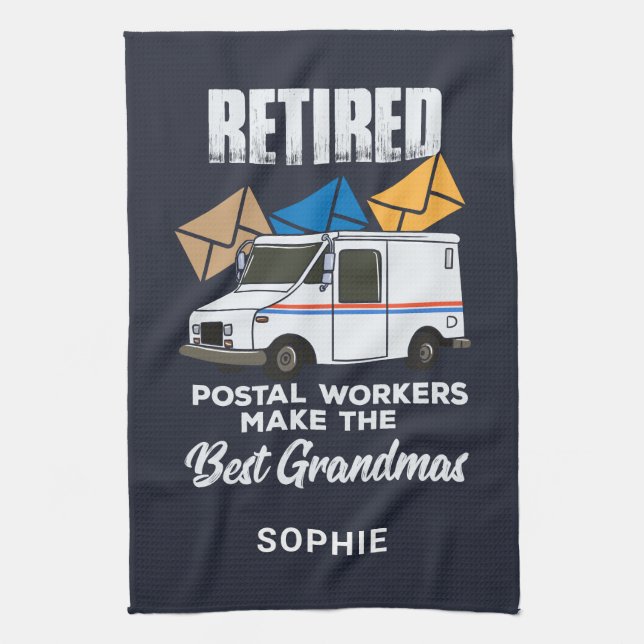 Laien Postfachleute machen die besten Grandmas maß Geschirrtuch (Vertikal)
