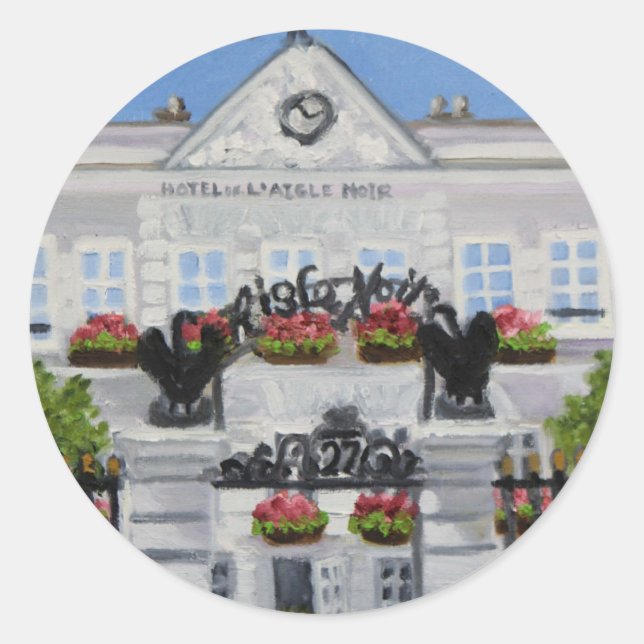 L'Aigle Noir Hotel: Fontainebleau FRANCE Aufkleber (Vorderseite)