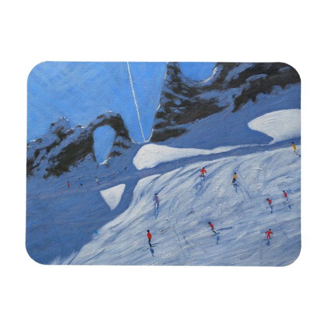 L'aiguille Percee Tignes 2009 Magnet (Horizontal)
