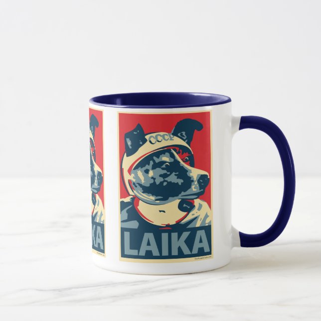 Laika der Raum-Hund - Laika: OHP Tasse (Rechts)