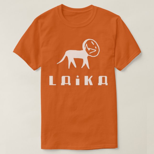 Laika Dog White T-Shirt (Design vorne)