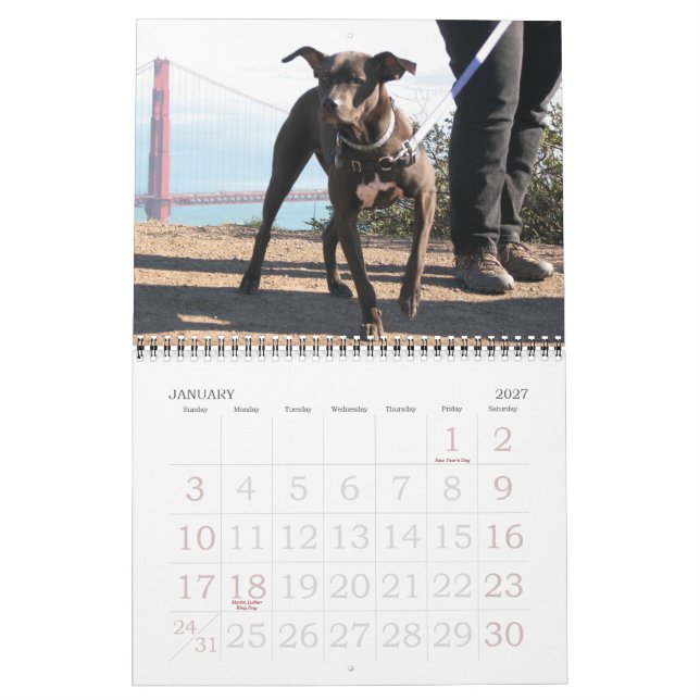 Laika-ein-Monat 2008 Kalender (Jan 2027)