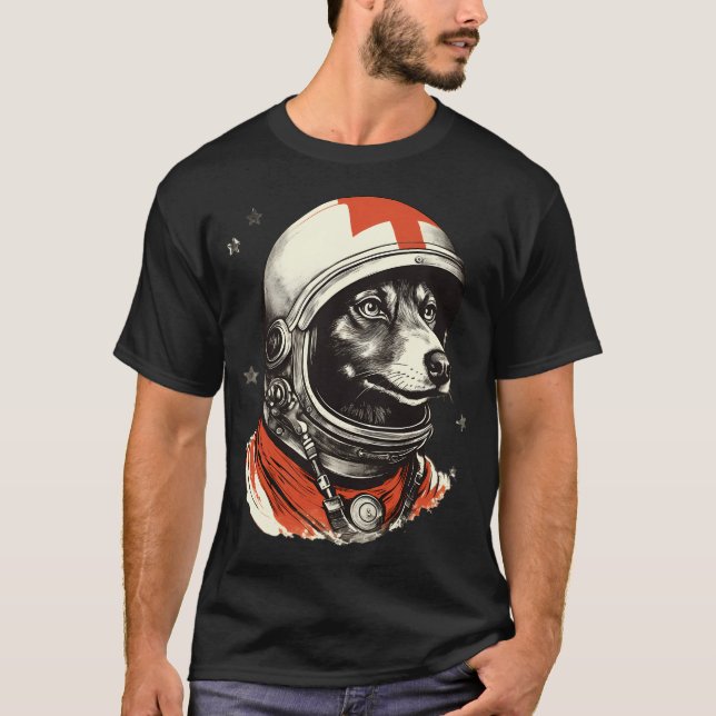 Laika Space Traveler T-Shirt (Vorderseite)