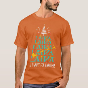 Laika Weihnachtshund brüten Christmasree Geschenk T-Shirt