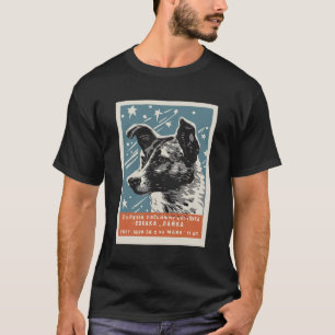 Laika Weltraumhund Produkt Vintage CCCP Sowjet Rus T-Shirt
