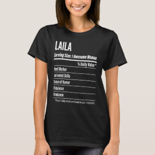 Laila ernährungsphysiologische Fakten für Größenka T-Shirt