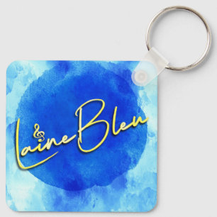 Laine Bleu Logo Schlüsselanhänger