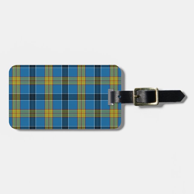 Laing Tartan Gepäckanhänger (Vorderseite horizontal)