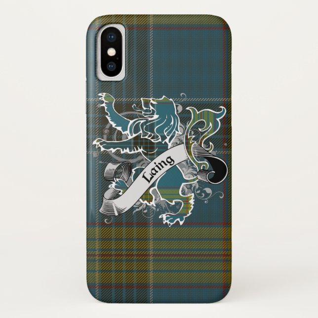 Laing Tartan-Löwe Case-Mate iPhone Hülle (Rückseite)
