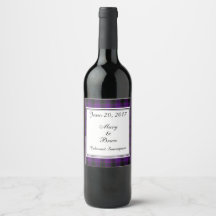 Laird Scottish Wedding Wine Label
