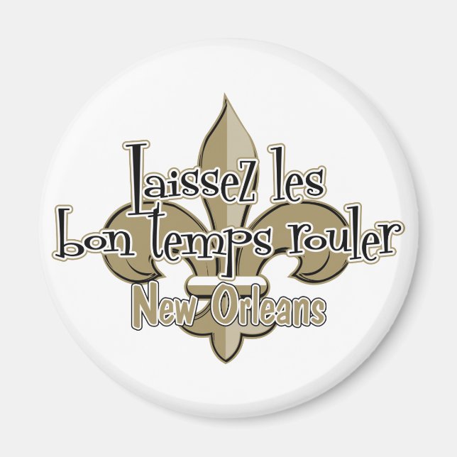 Laissez le bon temps rouller magnet (Vorne)