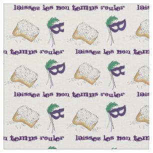 Laissez Les Bon Temps Rouler Mardi Gras Beignet Stoff