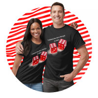 Laissez les Bon Temps Rouler Red Dice T - Shirt