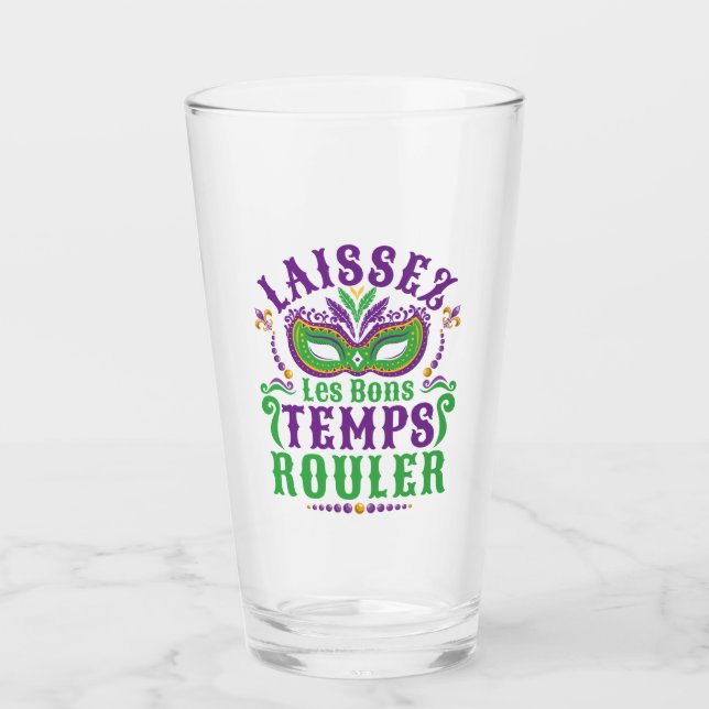 Laissez Les Bons Temps Rouler Mardi Gras Glas (Vorderseite)