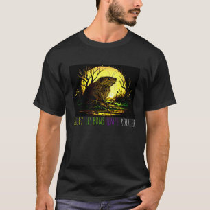 Laissez Les Bons Temps Rouler Mardi Gras Nutria Ne T-Shirt