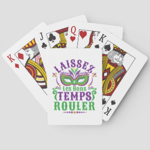 Laissez Les Bons Temps Rouler Mardi Gras Spielkarten