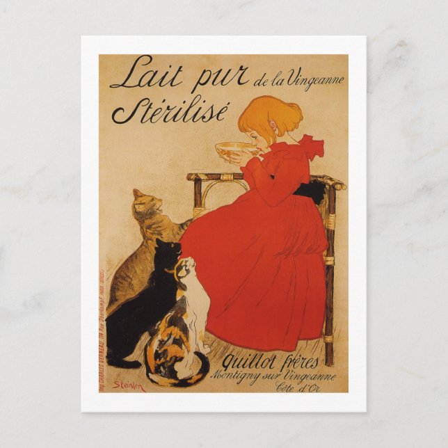 Lait Pur de la Vingeanne Sterilize Postkarte (Vorderseite)